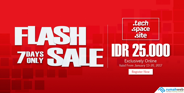 Flash Sale Domain Rumahweb