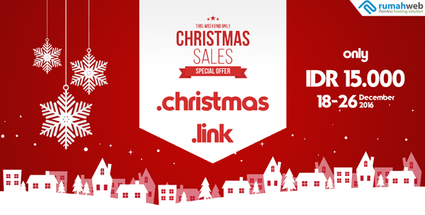 Promo Domain .CHRISTMAS dan .LINK