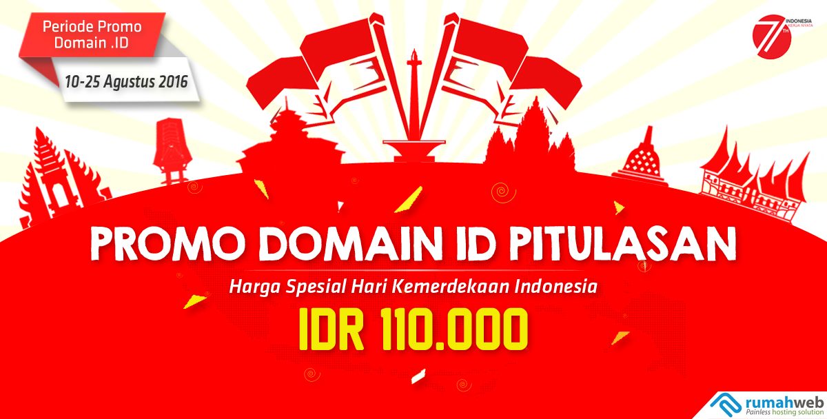 Promo Domain .ID Pitulasan hanya Rp 110.000