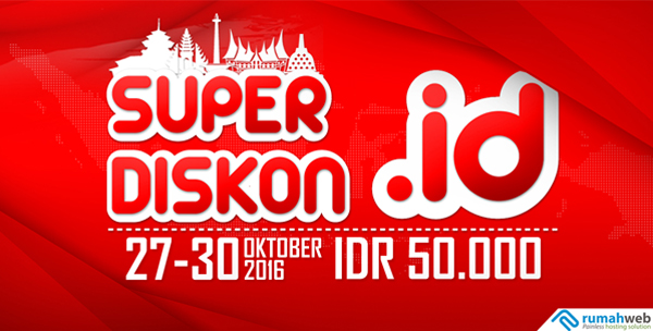 Super Diskon Domain .ID